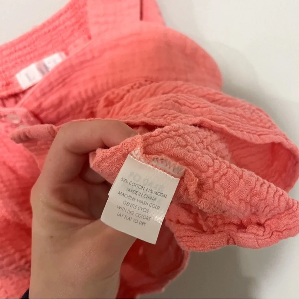 Lake Hamptons Pajama Top Pink